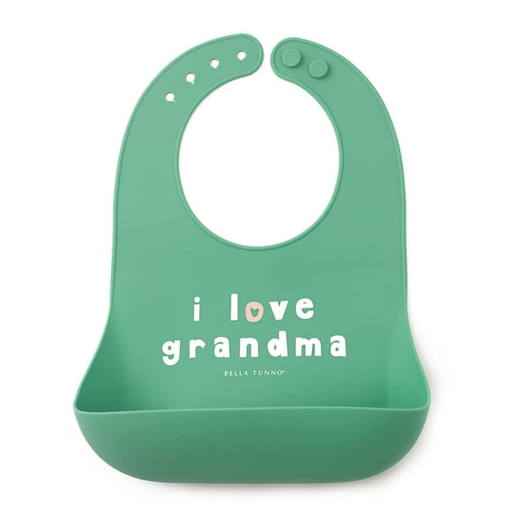 Recogedor de alimentos de silicona impermeable Baby Bib Bella Tunno