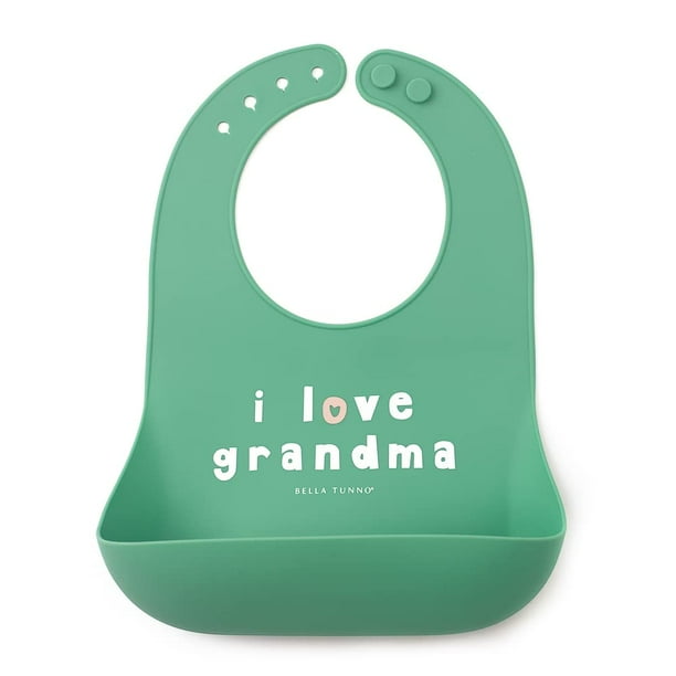 Recogedor de alimentos de silicona impermeable Baby Bib Bella Tunno