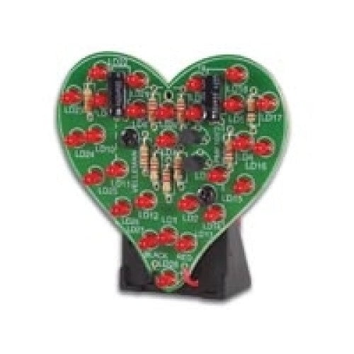 MK101 - FLASHING LED HEART