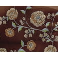 thumbnail image 4 of oneOone Georgette Viscose Brown Fabric Leaves & Rose Floral Sewing Fabric By The Yard Printed Diy Clothing Sewing Supplies 42 Inch Wide, 4 of 4