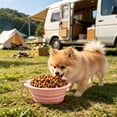 thumbnail image 6 of Foldable Slow Feeder Bowl for Dogs Cats, Portable Silicone Travel Food Water Bowl with Slow Eating Designs, Anti-choke Pet Bowl for Outdoor Walking Hiking, Topliu, 6 of 6