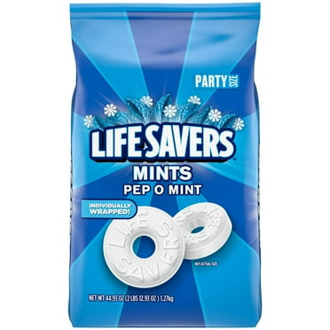 Life Savers Pep-O-Mint Breath Mints Hard Candy, Party Size - 44.93 oz