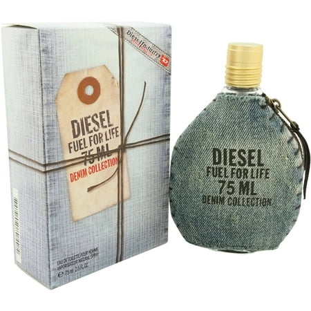Diesel Fuel For Life Denim Collection for Men Eau de Toilette, 2.5