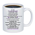 thumbnail image 2 of Enviar Fianc Taza de café Taza de desayuno Taza de café divertida 11 onzas Inspirador y motivador Feliz Sencillez, 2 of 4