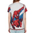 thumbnail image 2 of Spider-Man Women's Crew Neck Short Sleeve T-Shirt, 2 of 7