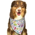 thumbnail image 6 of Naloa Undersea Seahorse Dog Bandanas 1PC Washable Triangle Dog Scarfs Premium Durable Fabric, for Small Medium Large Dogs and Cats, 6 of 6