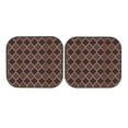 thumbnail image 7 of Balery Brown Gold Grid Sun Shield 2 Pack For Car Front Windows Foldable Sun Visor Protector Blocks Max Uv Rays And Keeps Your Vehicle Cool For Most Sedans Suv Truck, 7 of 7