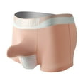 thumbnail image 2 of ylioge Low Rise Underwear for Men Trendy Stretchy Breathable Bulge-Pouch Boxer Briefs, 2 of 4