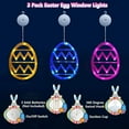 thumbnail image 4 of Easter String Lights, Easter Lights with 8 Flashing Modes and Remote Pastel Egg String Lights Decorations, Battery Operated Easter Eggs Lights for Easter Outdoor Indoor Decor(9.84 ft with 20 LED), 4 of 6