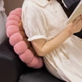 thumbnail image 6 of Floor Cushion Chair Mat, Velvet Office Ottoman Pillow with Elastic Straps for Indoor Outdoor Seating, Hygienic Washable Floor Pad for Reading and Relaxation, Topliu, 6 of 9