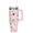 Pink, variant on SM-XLHN 40oz Christmas Tumbler with Handle Straw and Lid Santa Snowman Penguin Travel Coffee Tumbler Cup for Xmas Winter Holiday Birthday Party Gift
