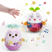 VATOS Baby Musical Toy for Girls and Boys  Ages 1   | Early Educational Infant Teething Toys Easter Eggs for Toddlers  | With Songs & Bell Rings