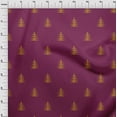 thumbnail image 2 of oneOone Silk Tabby Fabric Christmas Tree Ikat Print Sewing Fabric BTY 42 Inch Wide, 2 of 3