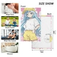 thumbnail image 2 of Cotton Bath Towels Soft Face Towel Absorbent Quick Dry Lovely Long Hair Girl 16"x28", 2 of 7