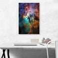 thumbnail image 2 of ARTCANVAS Hubble Telescope Lagoon Nebula Canvas Art Print - Size: 26" x 18" (0.75" Deep), 2 of 9