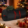thumbnail image 4 of 5ft Christmas Tree Storage Bag Heavy Duty Xmas Storage Container with Reinforced Handles for Indoor Waterproof Storage Box for Holiday Spruce and Organization, 4 of 5