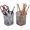 Silver, variant on Kiibsot 2Pcs Round Pencil Holder Pen Pencil Cup