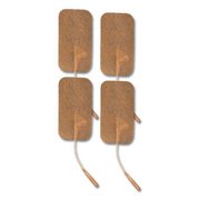 Reusable Electrode 2 X 3.5 Rectangle Tan Cloth-Pack of 4