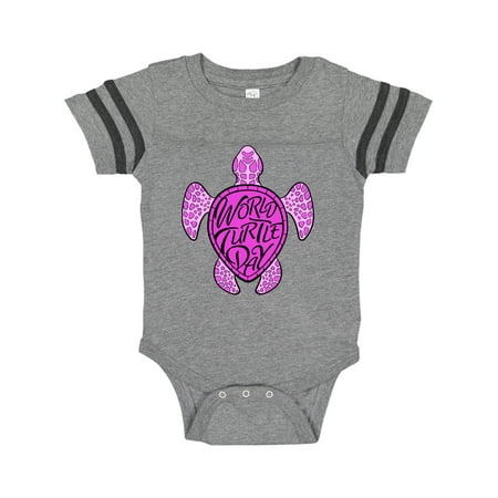 

Inktastic World Turtle Day with sea turtle in pink Gift Baby Boy or Baby Girl Bodysuit