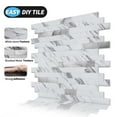 thumbnail image 4 of Art3d 10-Sheet 11.8''X13.4'' Peel and Stick Backsplash Marble Tone Tile for Kitchen,Bathroom,RV, 4 of 7