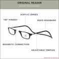 thumbnail image 4 of Gafas de lectura Clic Magnetic Original S-M Black 2.50X, 4 of 7