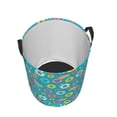 thumbnail image 3 of Balery Donut Round Laundry Basket with Handles Waterproof Freestanding Laundry Hamper for Clothes Toys in the Dorm and Family-Small, 3 of 8