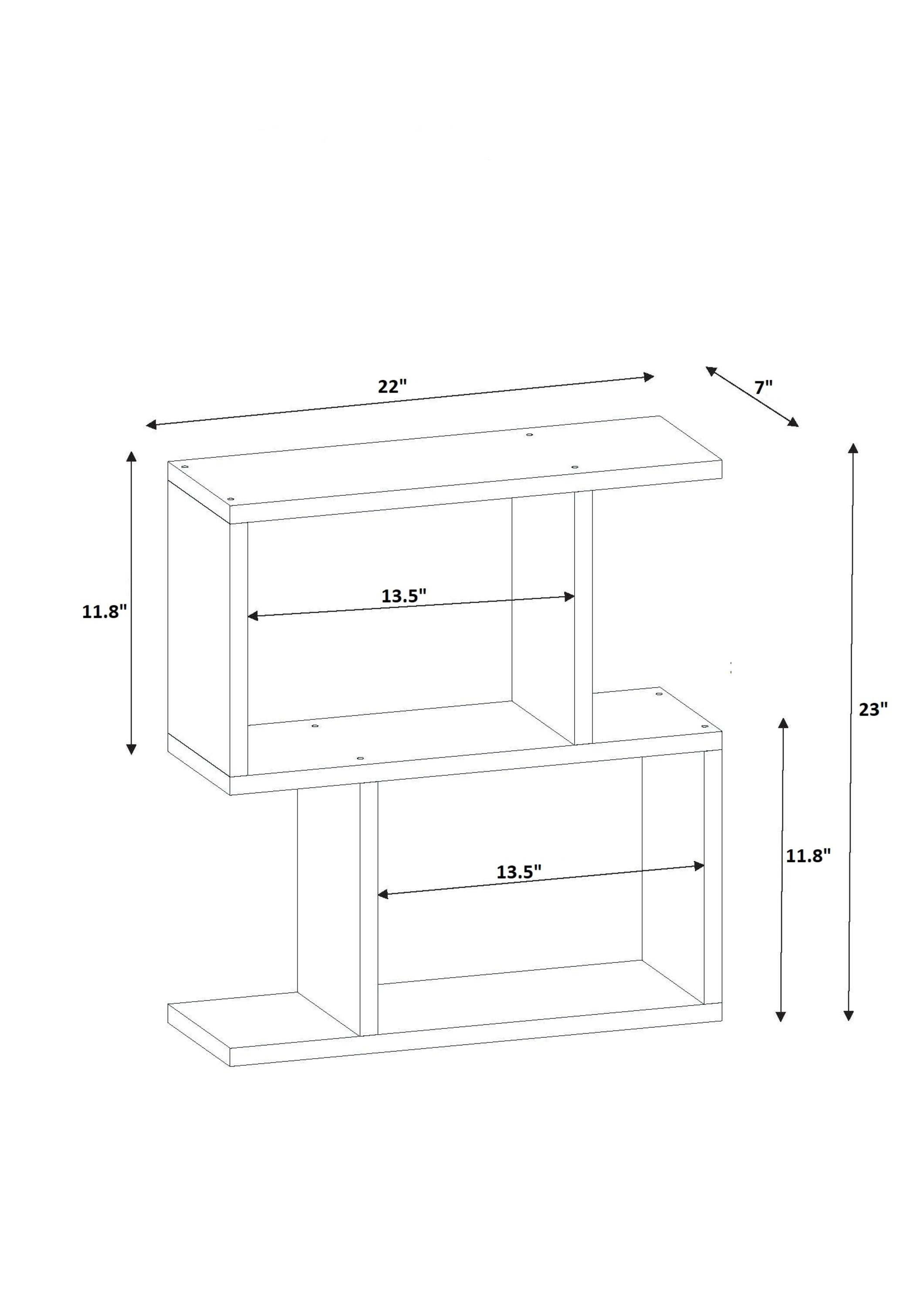 Ada Home Decor Sawyer Modern Side Table, Anthracite