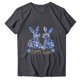 thumbnail image 1 of Camisetas de Manga Larga de las Mujeres Estampado de Pascua Cuello Redondo Suelto Casual Blusa Primavera Verano Top, 1 of 5