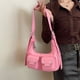 thumbnail image 3 of Bolso Mano Crescent Bag Mujer Correa Ajustable PU Cuero, 3 of 9