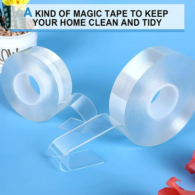 New Adhesives Sealers Tape Super Strong Double Sided Tape Reusable Two Face  Cleanable Nano Acrylic Glue Gadget Sticker Kitchen From Doorkitch, $6.74