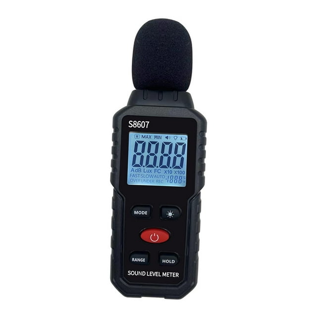 Medidor de ruido profesional, medidor de SPL, medición digital de ruido para oficina y hogar.