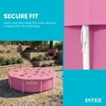 thumbnail image 4 of INTEX 8 Foot Pool Cover for Round Metal Frame Outdoor Backyard Swimming Pool, Pink, 4 of 6