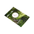 thumbnail image 3 of MKHERT Subtropical Green Rain Forest in Nepal Placemats Table Mats for Dining Room Kitchen Table Decoration 12x18 inch,Set of 6, 3 of 4