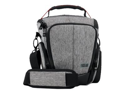 USA GEAR UTL Camera Case Bag with Smooth Streamlined Shape, Soft Cushioned Interior and Side Storage Pockets - Works Great for Sony , Olympus , Fujifilm and More Cameras