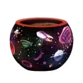 thumbnail image 1 of 3D Puzzle Planter Small Round Succulent Pot Indoor Home DIY Cactus Flower Pot Unique Container for Desk, 1 of 3