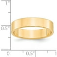 thumbnail image 4 of 14K Yellow Gold 14Ky 5mm Ltw Flat Band Size 5 Made In United States fll050-5, 4 of 5