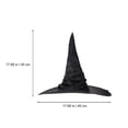 thumbnail image 2 of 1 sombrero de bruja de Halloween para decoración de Halloween., 2 of 3