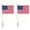 OTHER 2PCS, variant on 1 Pack Light Up USA Flags with LED Flashing Poles, Red White Blue Small USA Handheld Flags for Patriotic Events, Memorial Day, 4th Of July, School Activities and Celebrations