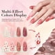 thumbnail image 3 of Kit de uñas en polvo AZUREBEAUTY, gelatina de 4 colores con flor seca, 3 of 8