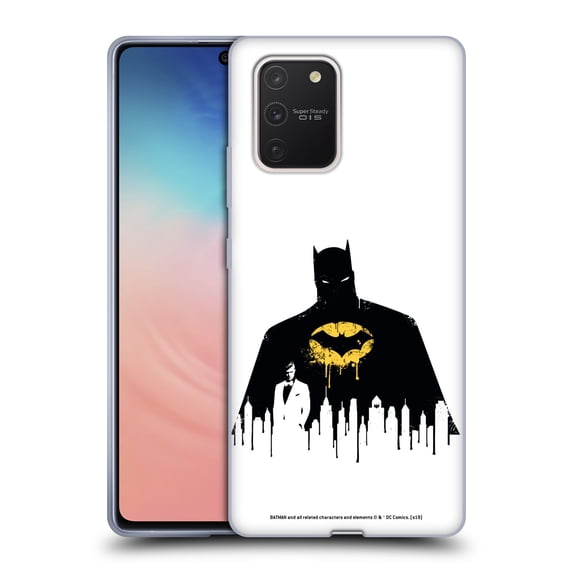 Head Case Designs Officially Licensed Batman DC Comics Duality Alter Ego Cityscape 2 Soft Gel Case Compatible with Samsung Galaxy S10 Lite