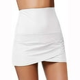thumbnail image 1 of Leutsin Bas de Bikini pour Femmes Tankini Jupe de Bain Courte Ourlet Hulip Plage Jupe, 1 of 5