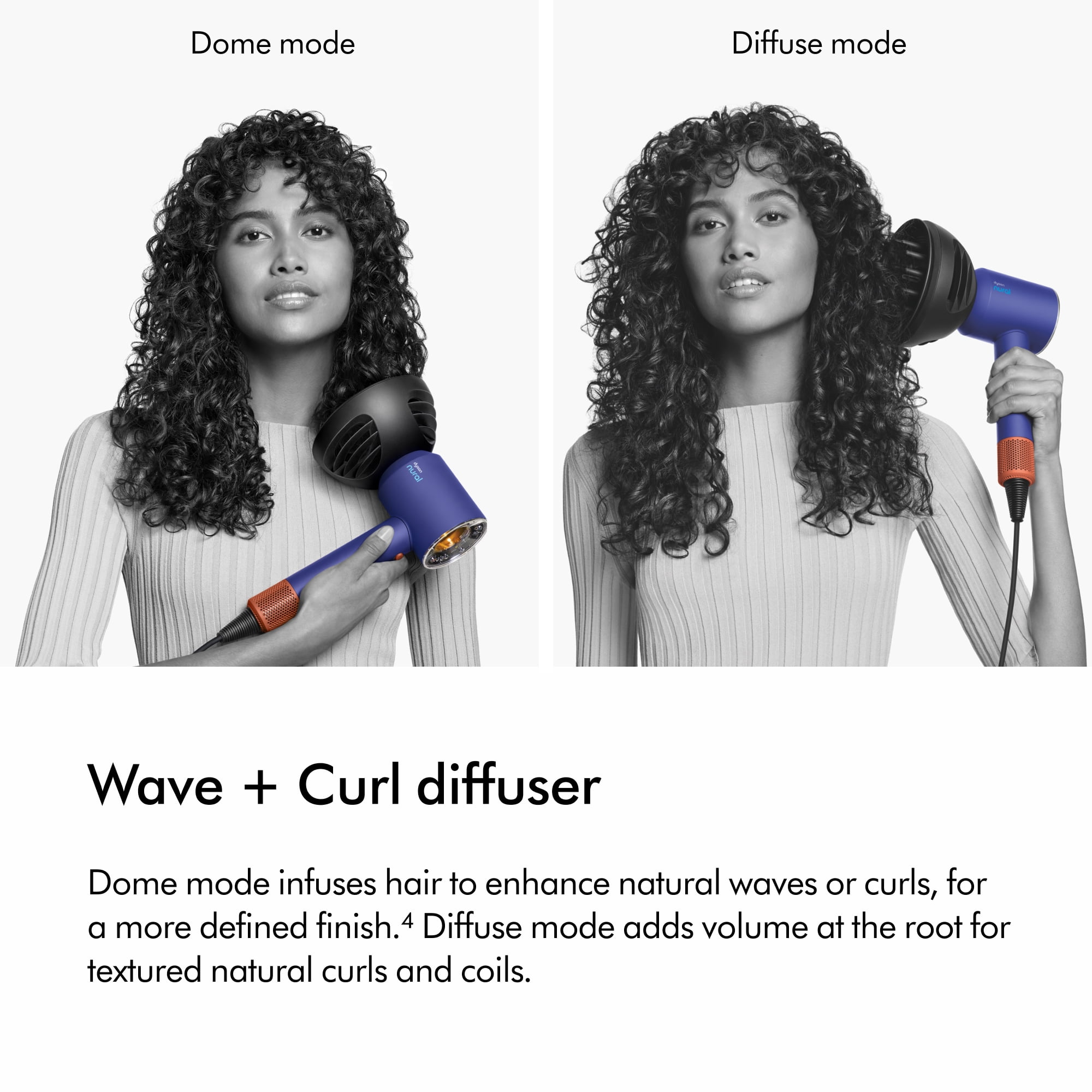 Restored Premium Dyson Supersonic Nural™ Hair Dryer | Vinca Blue/Topaz (Refurbished)