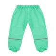 thumbnail image 2 of Kids Rain-Proof Pants High Elastic Waist Trousers Ankle-Banded Pants, 2 of 5