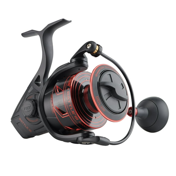 PENN Battle III Spinning Inshore Fishing Reel, Size 0 (1518034)