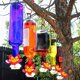 thumbnail image 3 of Comederos colgantes para pájaros, kits de comederos para pájaros para hacer uno mismo, convierte botellas recicladas limpias en el mejor comedero para pájaros, 3 flores, 3 of 5
