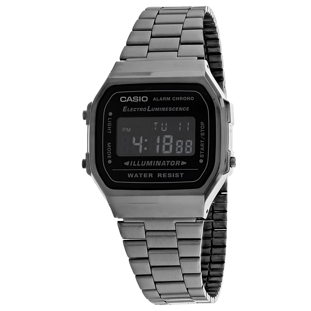 casio vintage retro a168 black gold