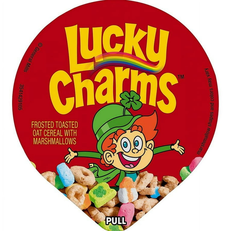Yummy Kawaii Lucky Charms Milk Cereal Sticker for Sale by