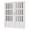 White XL, variant on Floseru Folding Door 48x80 Inch, PVC Accordion Door with Acrylic Frosted Glass, Magnetic Suction, Smooth Sliding, No Floor Track, for Room Partition Closet, 48 x 80 x 0.5 Inch