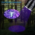 thumbnail image 5 of UV ULTRA VIOLET 21 LED Mini Flashlight Torch 45v Light Waterproof Aluminum Lamp Outdoor Portable Tactical Lighting Tool UV Lamp, 5 of 5