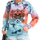 thumbnail image 2 of Moda mujer cuello redondo manga larga otoño Hollween estampado blusa suelta Tops sudaderas Fridja bvmnju7154, 2 of 5